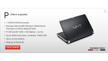Sony VAIO Pocket - Informationen im Web aufgetaucht