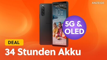 Bis zu 34 Stunden Akkulaufzeit: Sony Xperia 10 V 5G-Handy jetzt zum neuen Bestpreis im Amazon-Angebot
