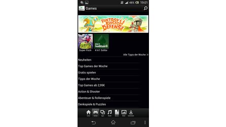Sony Xperia Z - Screenshots