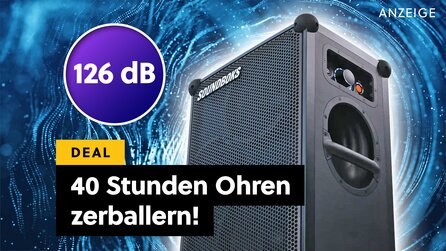 Lauter als ein Presslufthammer: Mit dieser mobilen Partybox beschallt ihr diesen Sommer den ganzen Park!