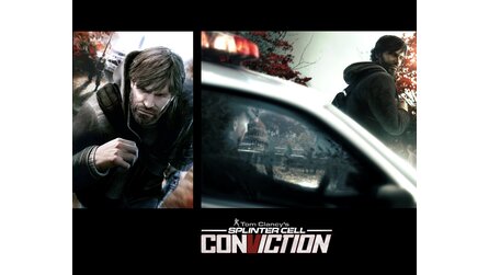 Splinter Cell: Conviction - Spiele-Wallpaper mit Sam Fisher