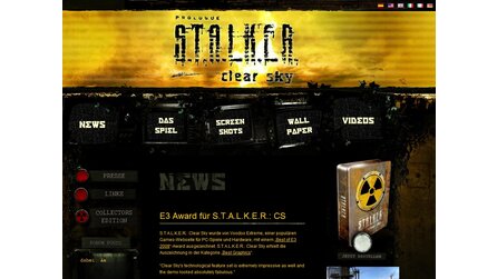 Stalker: Clear Sky - Offizielle Website eröffnet