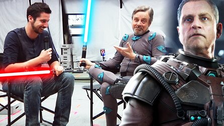 Star Citizen: Squadron 42 - Video: GameStar am Set mit Mark Hamill