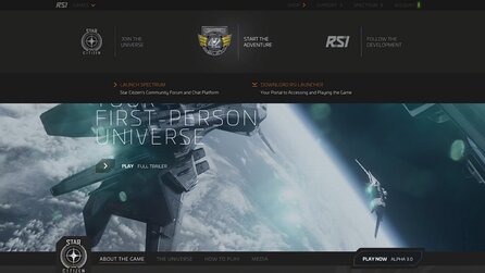 Star Citizen - Vorschau auf die neue Webseite (AtV)