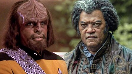 Vor neun Jahren sollte Matrix-Star Laurence Fishburne ein Teil von Star Trek werden, jetzt gibt es ein Bild von ihm als Klingone