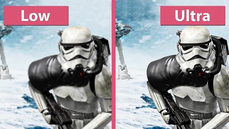Star Wars: Battlefront - Niedrige gegen sehr hohe Details im kurzen Grafikvergleich