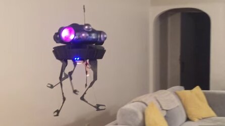 Star Wars - Fan lässt Viper-Suchdroiden im Wohnzimmer fliegen