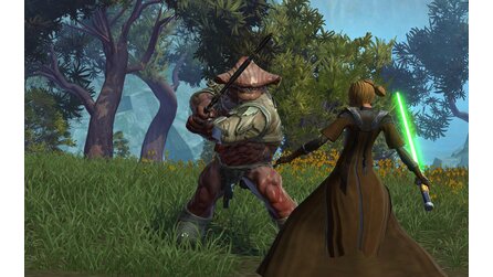 Star Wars: The Old Republic	- Bioware: »Gegner stehen nicht nur herum und warten darauf angegriffen zu werden.«