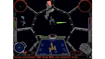 3D-Grafik im Wandel der Zeit - Schatten in TIE-Fighter