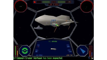 3D-Grafik im Wandel der Zeit - Schatten in TIE-Fighter