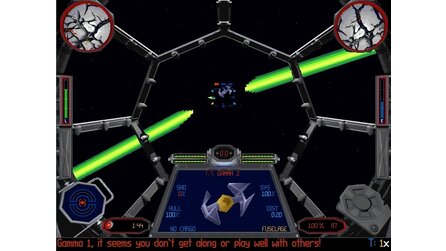 3D-Grafik im Wandel der Zeit - Schatten in TIE-Fighter