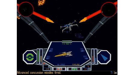 3D-Grafik im Wandel der Zeit - Schatten in TIE-Fighter