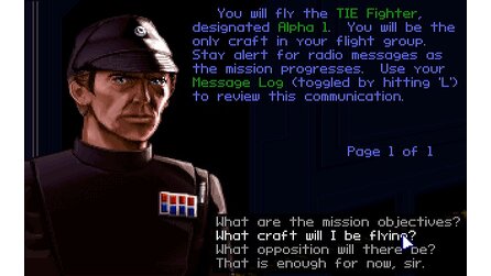 Star Wars: TIE Fighter - Screenshots