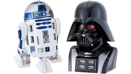 Kurioses - R2-D2 und Darth Vader als USB-Hubs
