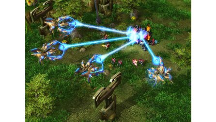 StarCraft 2 - Warpgleiter-Bilder vom Gefecht mit Terranern