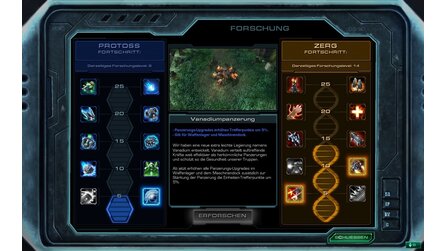 StarCraft 2 - Zerg- und Protoss-Forschung