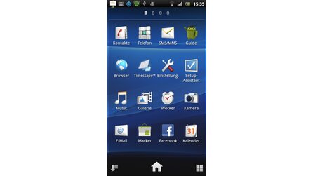 Sony Ericsson Android - Screenshots