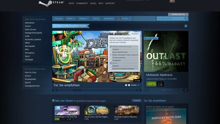 Steam - Screenshots zum Discovery-Update