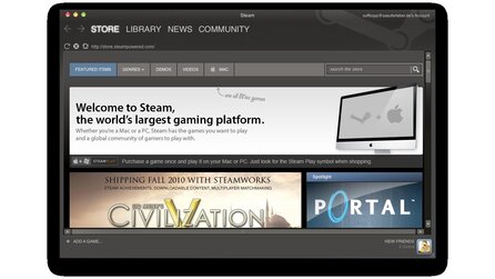 Steam für Mac - Steam jetzt auch für Apple und bald für Linux