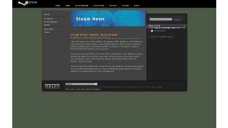 Steam Guest Passes - Valve startet Betatest für Gästezugangssystem