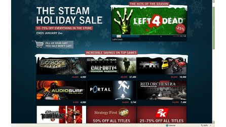 Steam - Bis zu 75% Ferien-Rabatt auf alle Spiele im Shop
