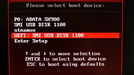 Steam OS Installationsanleitung - Screenshots