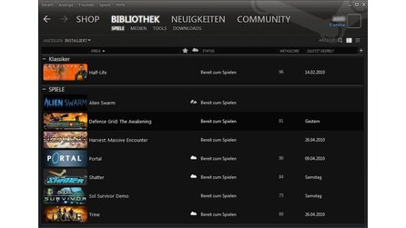 Steam Skins - Andere Oberflächen für Steam