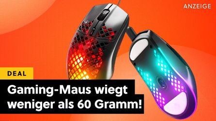 Superleicht und superschnell: Gaming-Maus von SteelSeries gibt es jetzt mit 50% Rabatt!