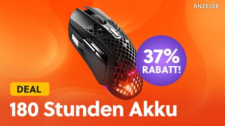 Hält bis zu 180 Stunden durch und wiegt nur 74 Gramm: SteelSeries Wireless Gaming Maus zum Knallerpreis bei Amazon