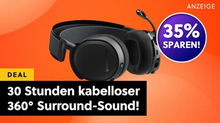 Eines der besten kabellosen Gaming-Headsets für PC + PS5: Das SteelSeries Arctis 7+ Wireless gibts jetzt besonders günstig bei Amazon!