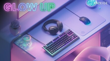 SteelSeries bringt Farbe in euer Gaming-Leben: Unter dem Motto “Glow Up” gibt es jetzt eine Tastatur, eine Maus und ein Headset in großartigen neuen Farben