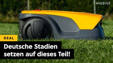 Die deutsche Bundesliga setzt auf diesen italienischen Mähroboter!