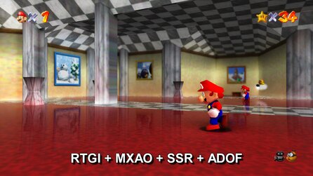 So sähe das 24 Jahre alte Super Mario 64 mit Raytracing aus