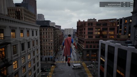 Superman in der Unreal Engine 5 - Screenshots aus der hübschen Techdemo