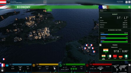 Superpower 3 - Screenshots zum hyperkomplexen Politik-Strategiespiel