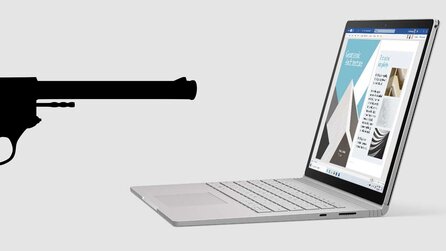 Laptop stoppt Pistolenkugel: Surface Book soll Nutzer das Leben gerettet haben