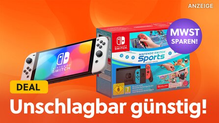 Mwst. geschenkt und unschlagbarer Konsolen-Deal: Jetzt die Nintendo Switch OLED oder im Sports Bundle unfassbar günstig sichern!