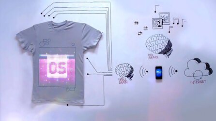 tshirtOS - Programmierbares T-Shirt mit Display + Internetzugang