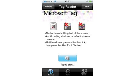 Neue iPhone-Software von Microsoft - Tag Reader