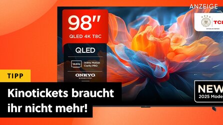 Dieser 4K-TV ist so absurd groß, dass Freunde bei euch freiwillig Kinotickets kaufen - und der Preis ist gerade in den Keller gefallen!