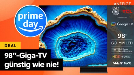 Allerletzte Chance: Einer der größten TVs auf Amazon ist gerade so günstig, dass Kinos weinen - 98 Zoll und ein verdammt gutes Bild!