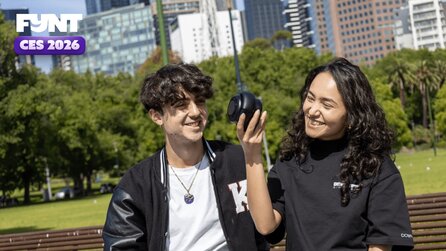 CES 2026: Diese Kopfhörer verwandeln sich zusammengefaltet in einen Bluetooth-Lautsprecher