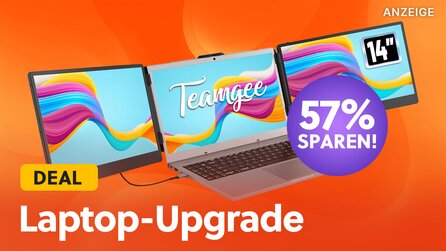 Aus 1 mach 3: Mit dieser praktischen Laptop-Erweiterung könnt ihr euren Laptop zu einem Triple-Monitor-Setup umbauen