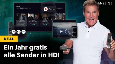Die beste Alternative zum Kabelfernsehen gibt’s jetzt ein ganzes Jahr gratis – mit RTL, ProSieben, Sat.1 + Co. in HD!