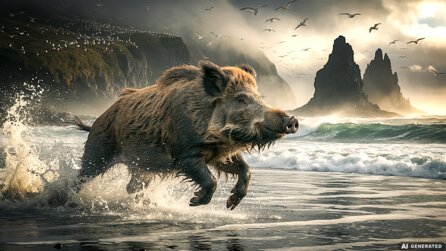 Im Jahr 1807 wurden Schweine auf einer Insel ausgesetzt, damit schiffbrüchige Seeleute sie essen konnten. 192 Jahre später fanden Forscher dort ganz andere Tiere vor