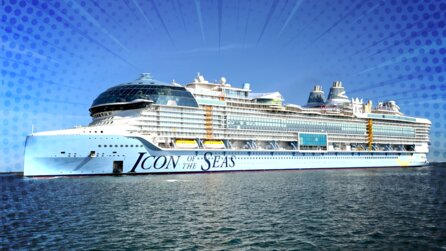 Größtes Schiff der Welt: Fünfmal das Volumen der Titanic, 10.000 Menschen, 18 Stockwerke hoch – und ein Bahnhof an Bord
