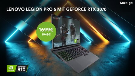 Den würde ich kaufen - Lenovo Legion 5 Pro mit RTX 3070 bei Cyberport reduziert