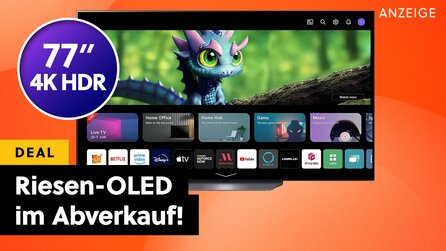 2 Meter purer Genuss erreichen ein neues Preistief! Riesiger LG OLED mit 120Hz knackt bei Amazon erstmals eine Preismarke