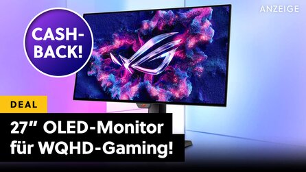 Der Preis ist ein Weihnachtswunder! 27 Zoll OLED Gaming-Monitor für WQHD von ASUS dank Cashback im unglaublichen Angebot