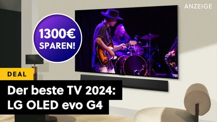 Brandneu, weltweit als bester 4K-TV des Jahres ausgezeichnet und bei Amazon knallhart reduziert: der LG OLED evo G4
